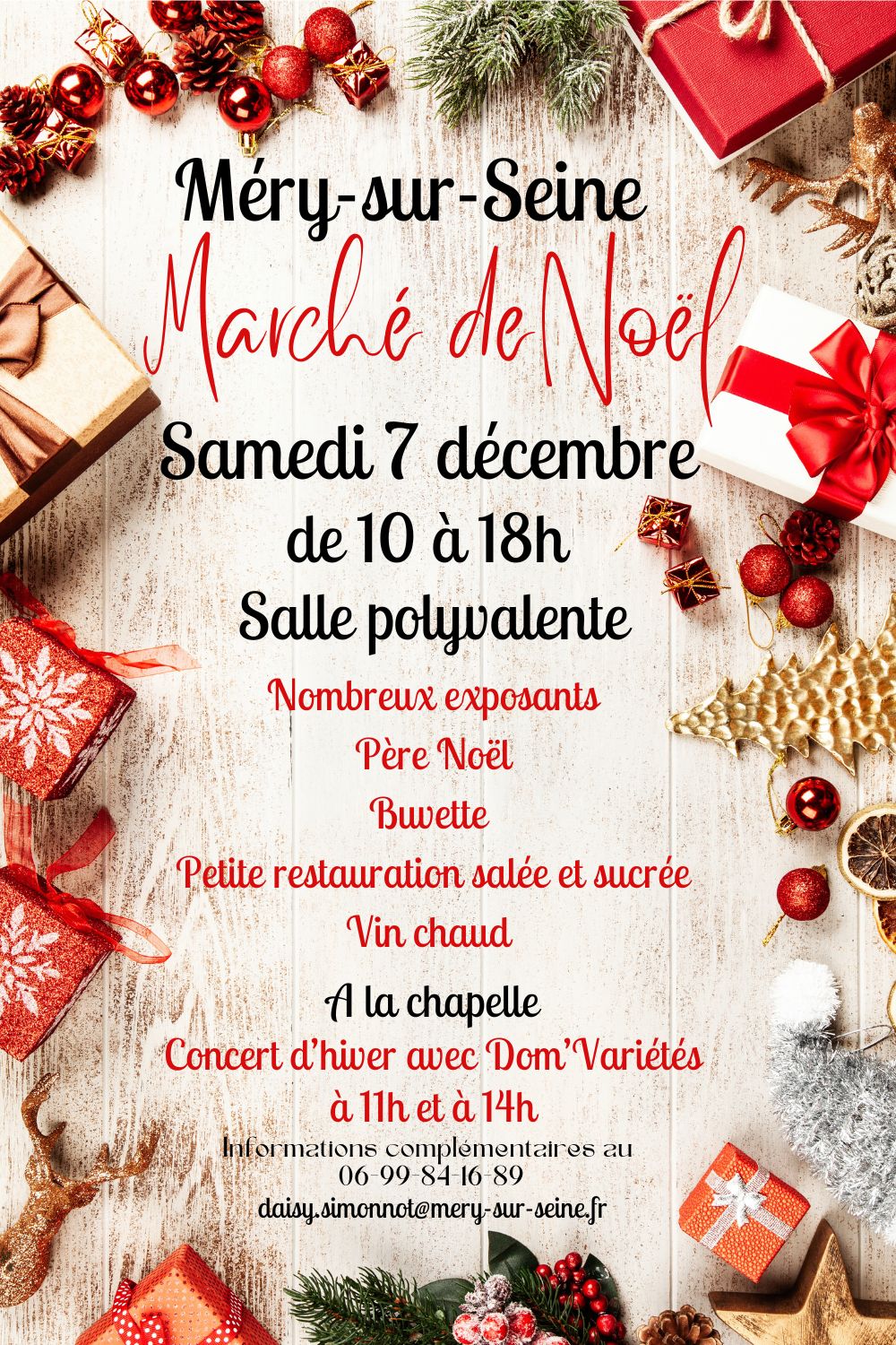 MARCHE DE NOEL MERY SUR SEINE